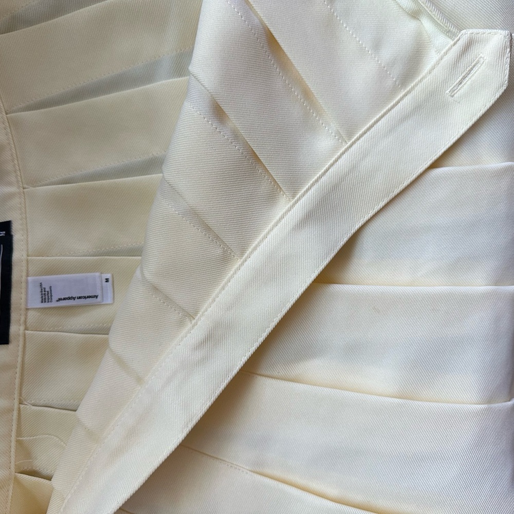 Butter Yellow Tennis Skirt